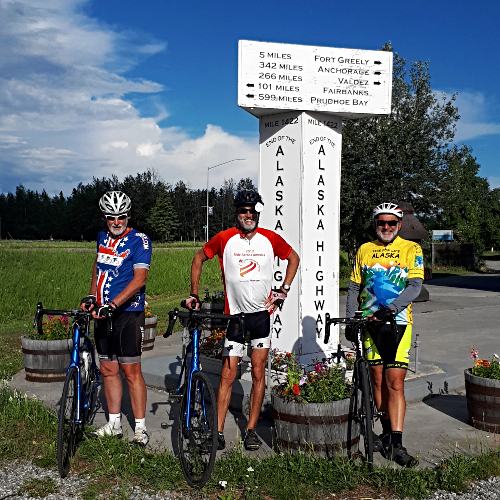 Milepost 1422 top of the Alaska Highway