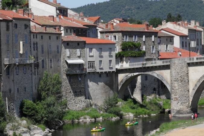 historic town along Allier River